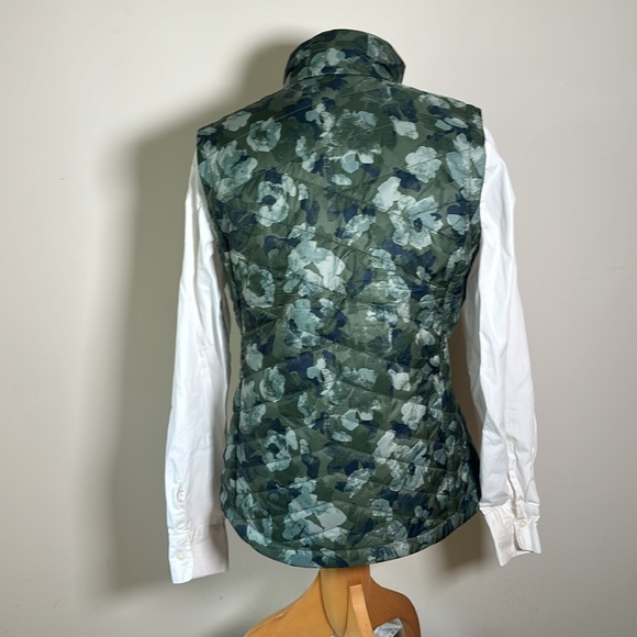 ORVIS Quilted Vest, Juniper Print, Permaloft Insulated S,M,XL - Picture 10 of 11